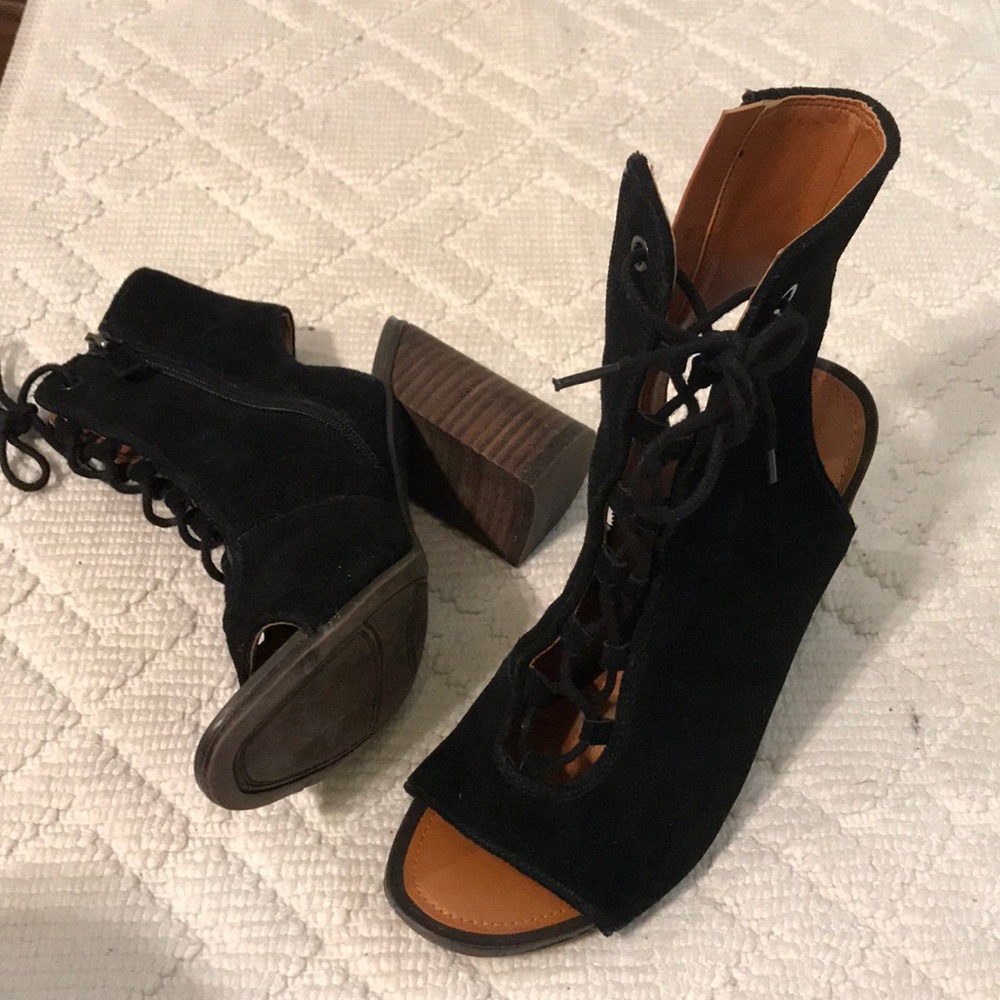 Franco Sarto Lace up Sandal with heels